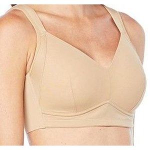 Rhonda Shear 2-pk Molded Cup Bra w/Mesh Overlay 786-468 Windswept Leaves LARGE